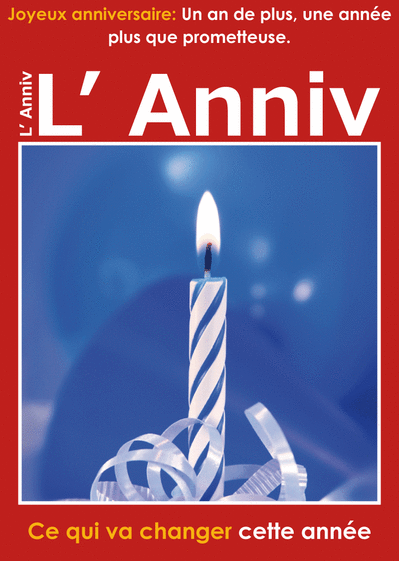 Carte Magazine L'anniv : Envoyer une Carte Anniversaire 